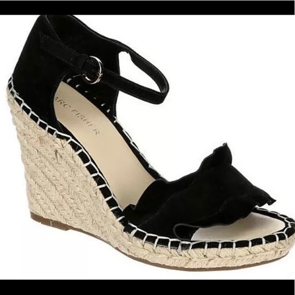 marc fisher kickoff espadrille wedge sandal